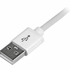 StarTech.com 2m (6ft) Long White Apple 8-pin Lightning Connector to USB Cable - USBLT2MW