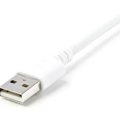 StarTech.com 3m (10ft) Long White Apple 8-pin Lightning Connector to USB Cable - USBLT3MW