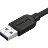 StarTech.com 2m 6 ft Slim Micro USB 3.0 Cable - M/M - USB 3.0 A to Right-Angle Micro USB - USB 3.1 Gen 1 (5 Gbps) - 6.56 ft USB Data Transfer Cable