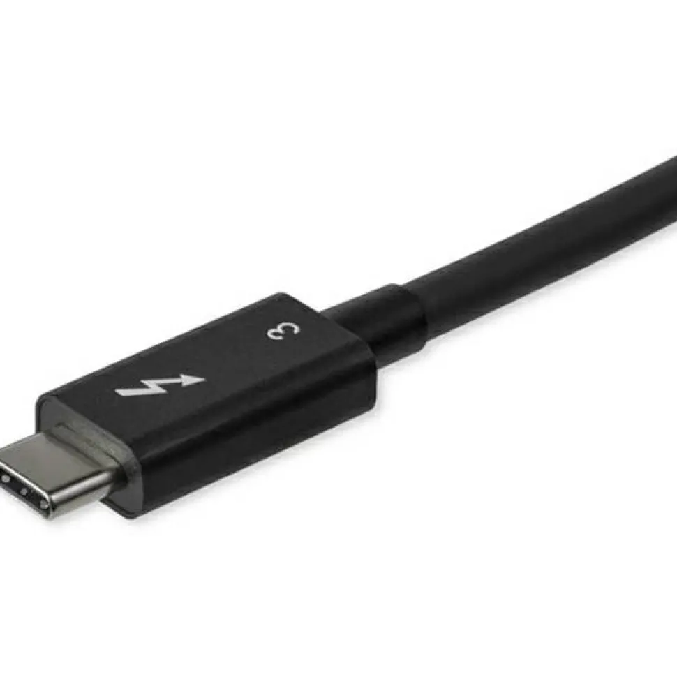 StarTech.com 0.8m/2.7ft Thunderbolt 3 to Thunderbolt 3 Cable - 40Gbps - Certified TB3 - USB C Compatible - Active - 100W PD (TBLT34MM80CM)