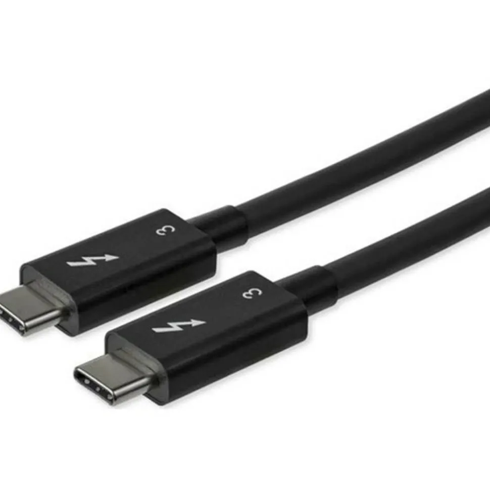 StarTech.com 0.8m/2.7ft Thunderbolt 3 to Thunderbolt 3 Cable - 40Gbps - Certified TB3 - USB C Compatible - Active - 100W PD (TBLT34MM80CM)