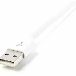 StarTech.com 1m (3ft) White Apple 8-pin Lightning Connector to USB Cable - USBLT1MW
