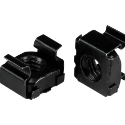 StarTech.com M5 Mounting Cage Nuts for Server Rack & Cabinet, Black, Pack Of 50