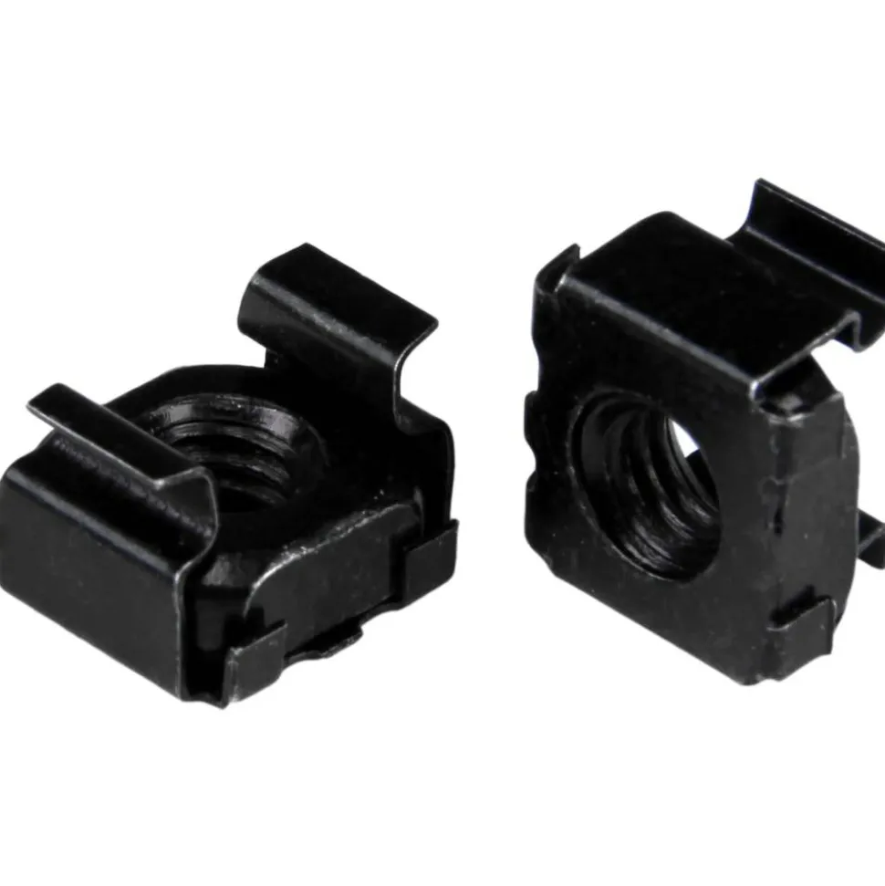 StarTech.com M5 Mounting Cage Nuts for Server Rack & Cabinet, Black, Pack Of 50