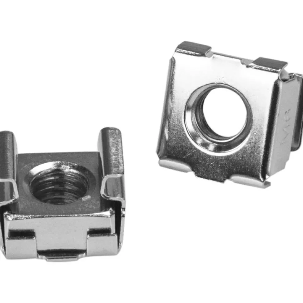 StarTech.com M6 Mounting Screws & Cage Nuts For Server Rack Cabinet, Pack Of 100