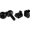 StarTech.com M5 Mounting Screws & Cage Nuts for Server Rack & Cabinet, Black, Pack Of 50
