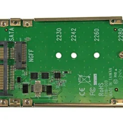 StarTech.com M.2 SATA SSD to 2.5in SATA Adapter Converter - Convert an M.2 SSD into a 7mm high 2.5in SATA 6Gbps Open Frame SSD