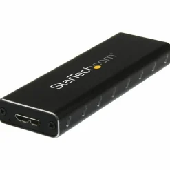 StarTech.com M.2 SSD Enclosure for M.2 SATA External Solid State Drives, USB, SM2NGFFMBU33