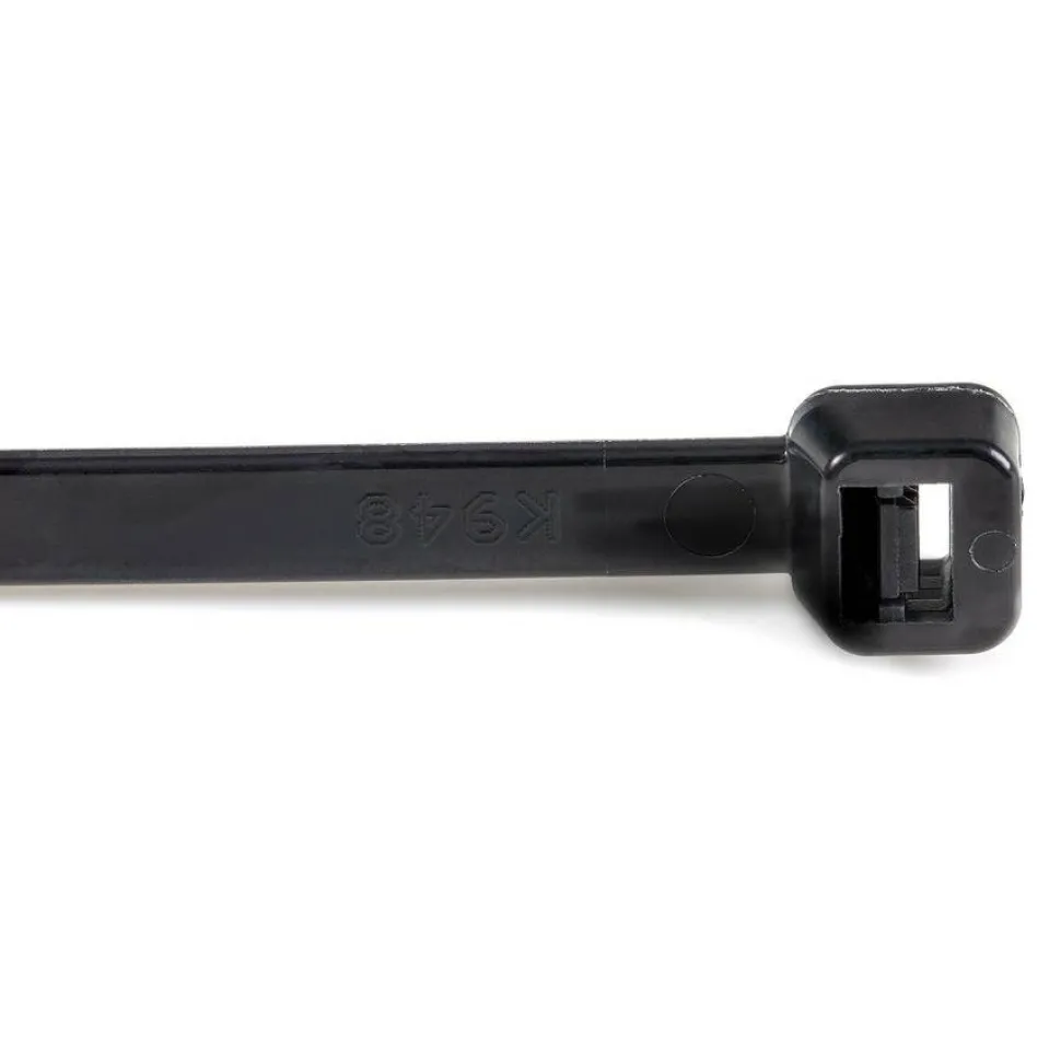 StarTech.com 100 Pack 10" Cable Ties - Black Extra Large Nylon/Plastic Zip Ties Adjustable Network Cable Wraps UL TAA - 100 Pack Black