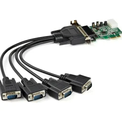 StarTech.com PEX4S952LP 4-Port PCIe Serial Adapter Card