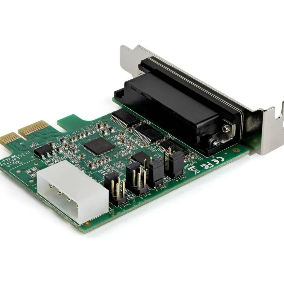 StarTech.com PEX4S952LP 4-Port PCIe Serial Adapter Card