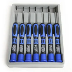 StarTech.com 7-Piece Precision Screwdriver Computer Tool Kit, Blue