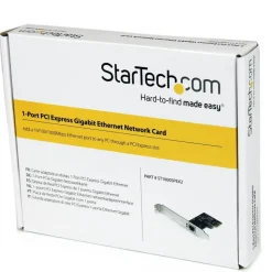 StarTech.com 1 Port PCI Express PCIe Gigabit Network Server Adapter NIC Card