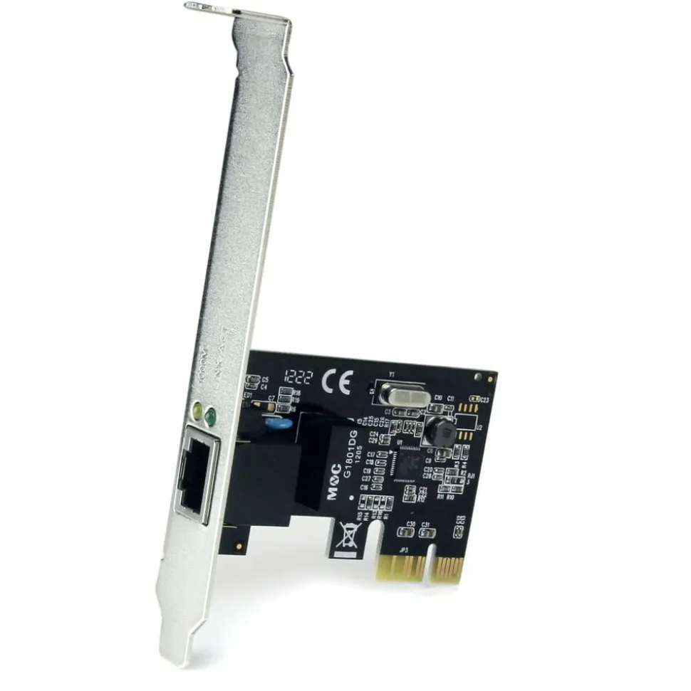 StarTech.com 1 Port PCI Express PCIe Gigabit Network Server Adapter NIC Card