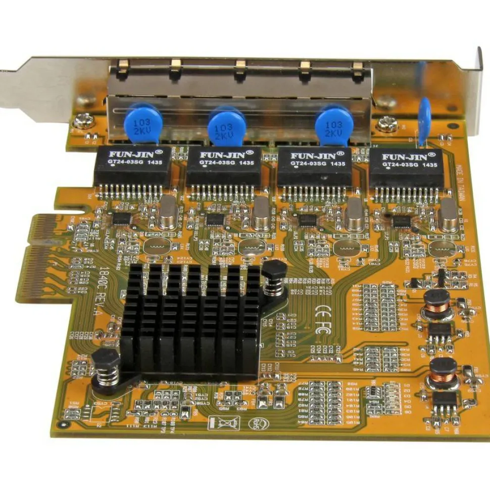 StarTech.com 4-Port PCI Express Gigabit Network Adapter Card