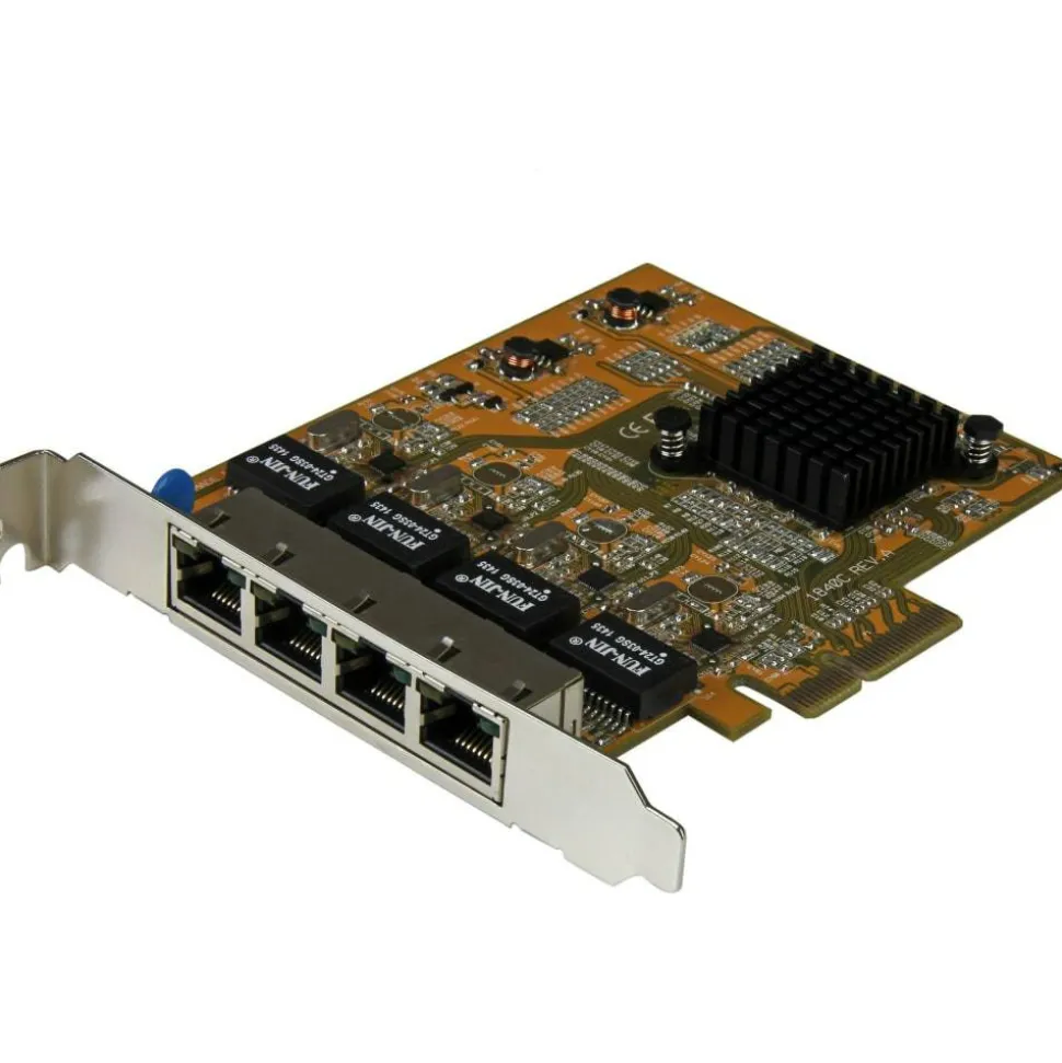 StarTech.com 4-Port PCI Express Gigabit Network Adapter Card