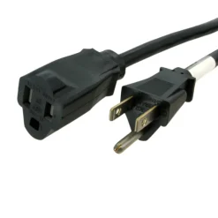StarTech.com Power Extension Cable - 125V AC - 15A - 6ft - Black - Extend your power cord by 6ft - 6ft - PAC1016