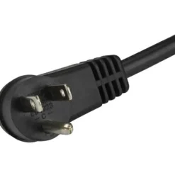 StarTech.com Right-Angle NEMA 5-15P To C13 Computer Power Cord, 6'
