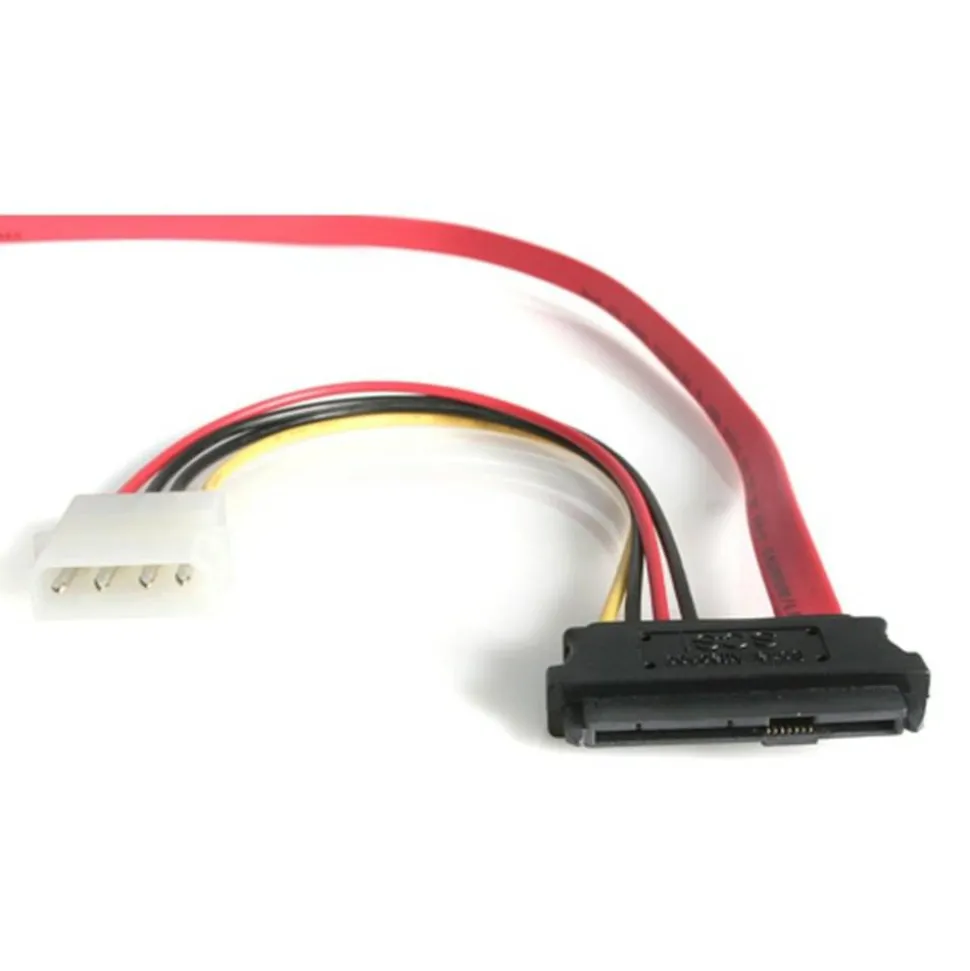 StarTech.com S18in SAS 29 Pin to SATA Cable with LP4 Power - Connect a SAS hard drive to a SATA controller. - SAS729PW18