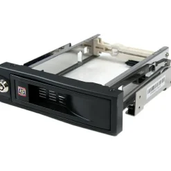 StarTech.com StarTech.com 5.25" Tray-Less SATA Hot-Swap Hard Drive Bay - Storage mobile rack - black