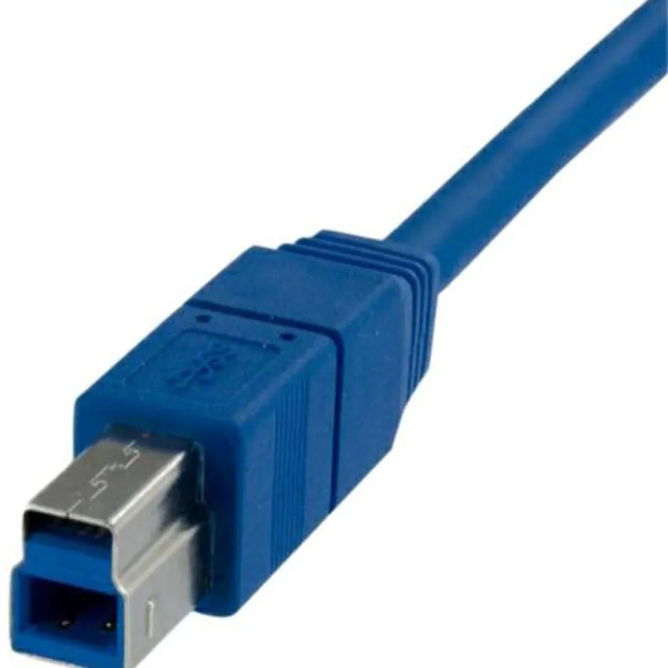 StarTech.com SuperSpeed USB 3.0 (5Gbps) Cable A to B - USB 3.0 A (M) to USB 3.0 B (M) - 480 MBytes/s or 4.8 Gbps - USB3SAB3