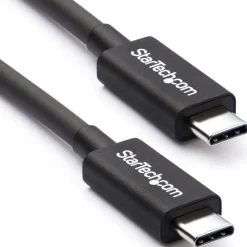 StarTech.com Thunderbolt 3 Cable - 40Gbps - Daisy Chainable - Passive - USB C Cable - USB-C Thunderbolt to Thunderbolt Cable - TBLT34MM50CM