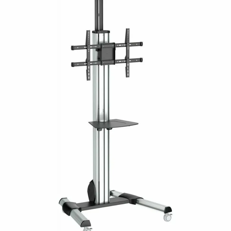 StarTech.com TV Cart - For 32" to 75" Displays - AV Cart - Adjustable - Lockable Wheels - Flat Screen TV Cart - STNDMTV70