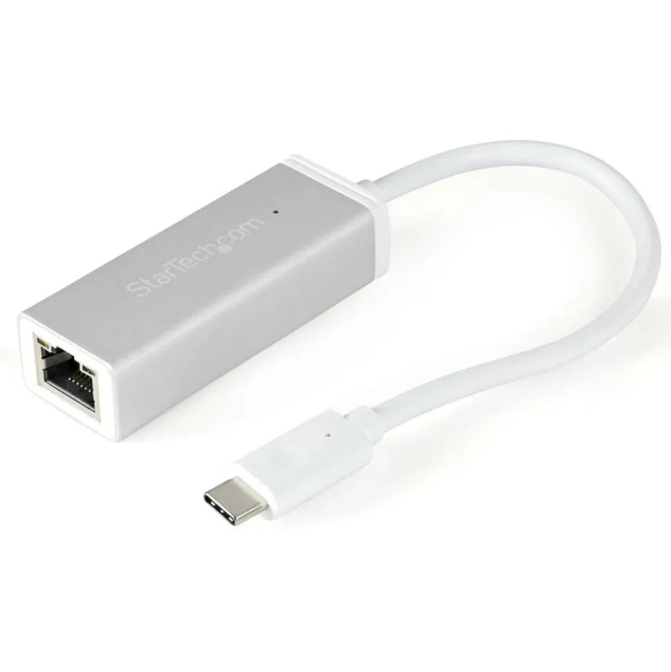 StarTech.com USB-C To Gigabit Ethernet Adapter, Aluminum
