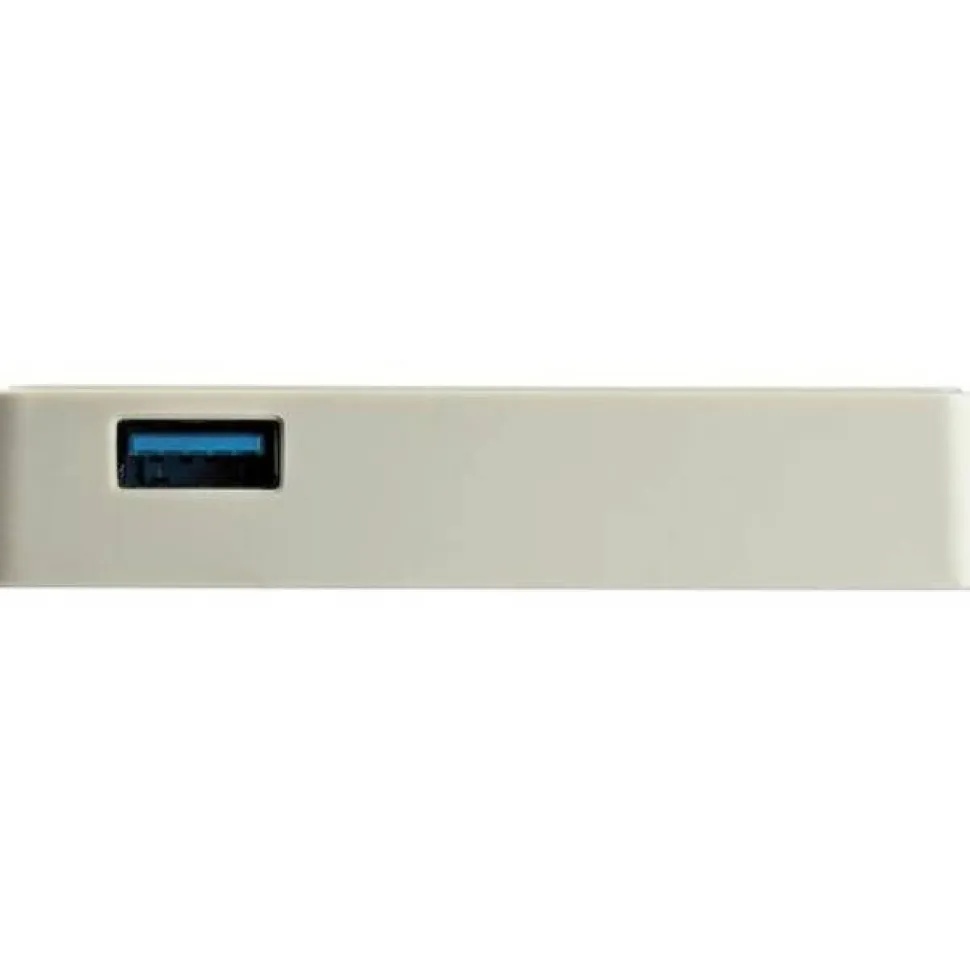 StarTech.com USB C To Gigabit Ethernet Adapter With USB A Port, White