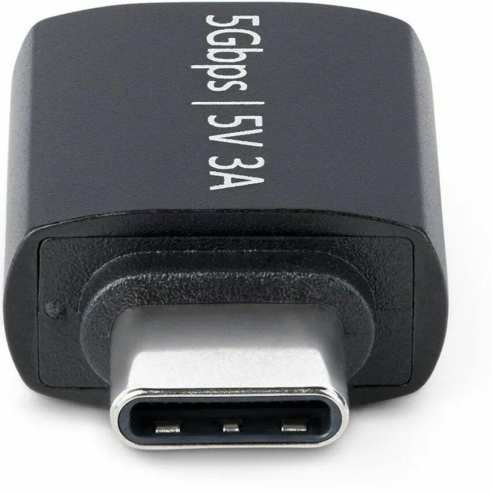 StarTech.com USB-C to USB-A Adapter, USB 5Gbps, Compact USB-C Male to USB-A Female Adapter, Durable Metal Housing, M/F
