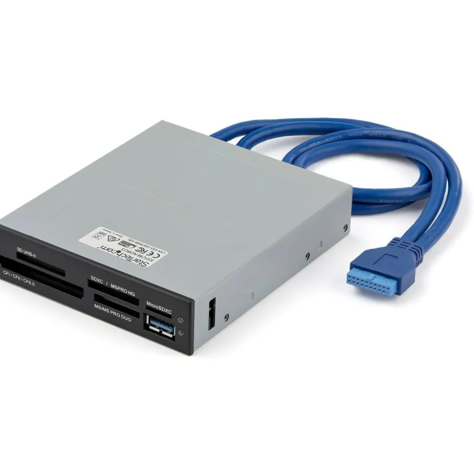 StarTech.com USB 3.0 Internal Multi-Card Reader with UHS-II Support - SD/Micro SD/MS/CF Memory Card Reader - 35FCREADBU3