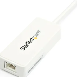 StarTech.com USB 3.0 To Gigabit Ethernet Adapter NIC With USB Port, White