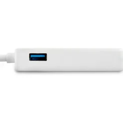 StarTech.com USB 3.0 To Gigabit Ethernet Adapter NIC With USB Port, White