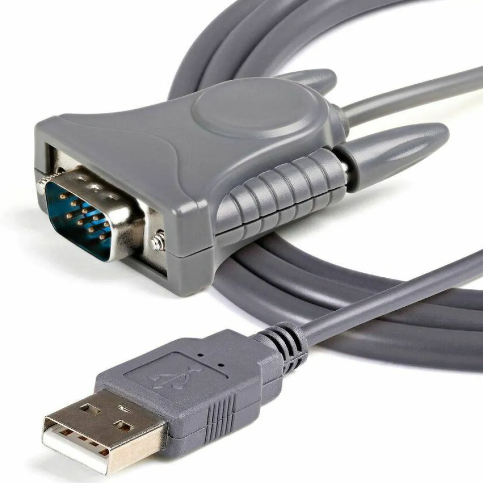 StarTech.com USB to Serial Adapter - 3 ft/1m - with DB9 to DB25 Pin Adapter - Prolific PL-2303 - USB to RS232 Adapter Cable (ICUSB232DB25)