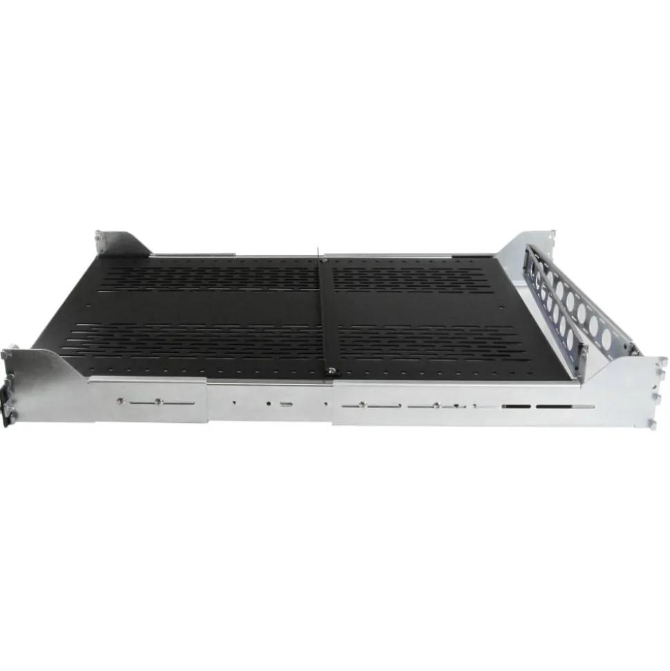 StarTech.com 2U Vented Sliding Rack Shelf w/ Cable Management Arm & Adjustable Mounting Depth - 50lbs / 22.7kg