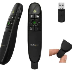 StarTech.com Wireless Presentation Remote with Green Laser Pointer - 90ft)