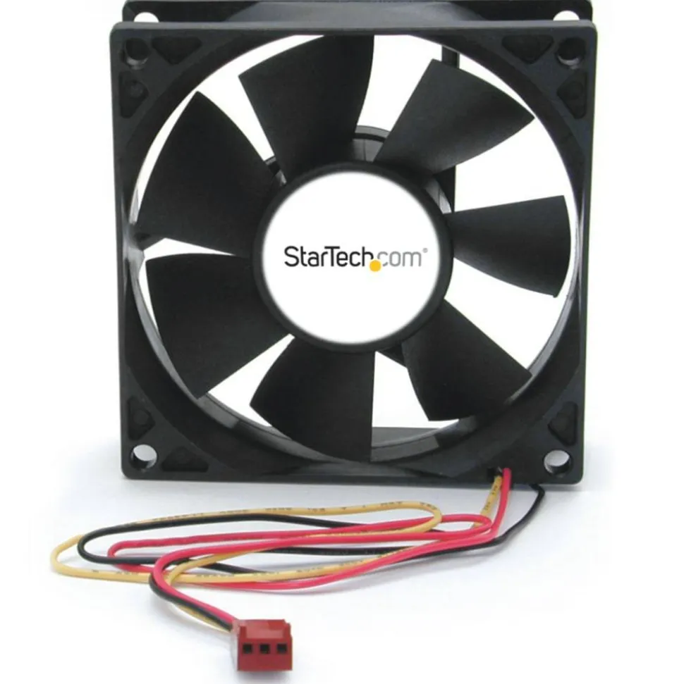 StarTech.com 80x25mm Dual Ball Bearing Computer Case Fan w/ TX3 Connector - Add additional chassis cooling with a 80mm ball bearing fan - FANBOX2