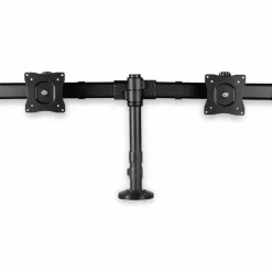 StarTech Desk-Mount Dual-Monitor Arm, For up to 27"(17.6lb/8kg) Monitors, Low Profile Design, Clamp/Grommet Mount, Dual Monitor Mount