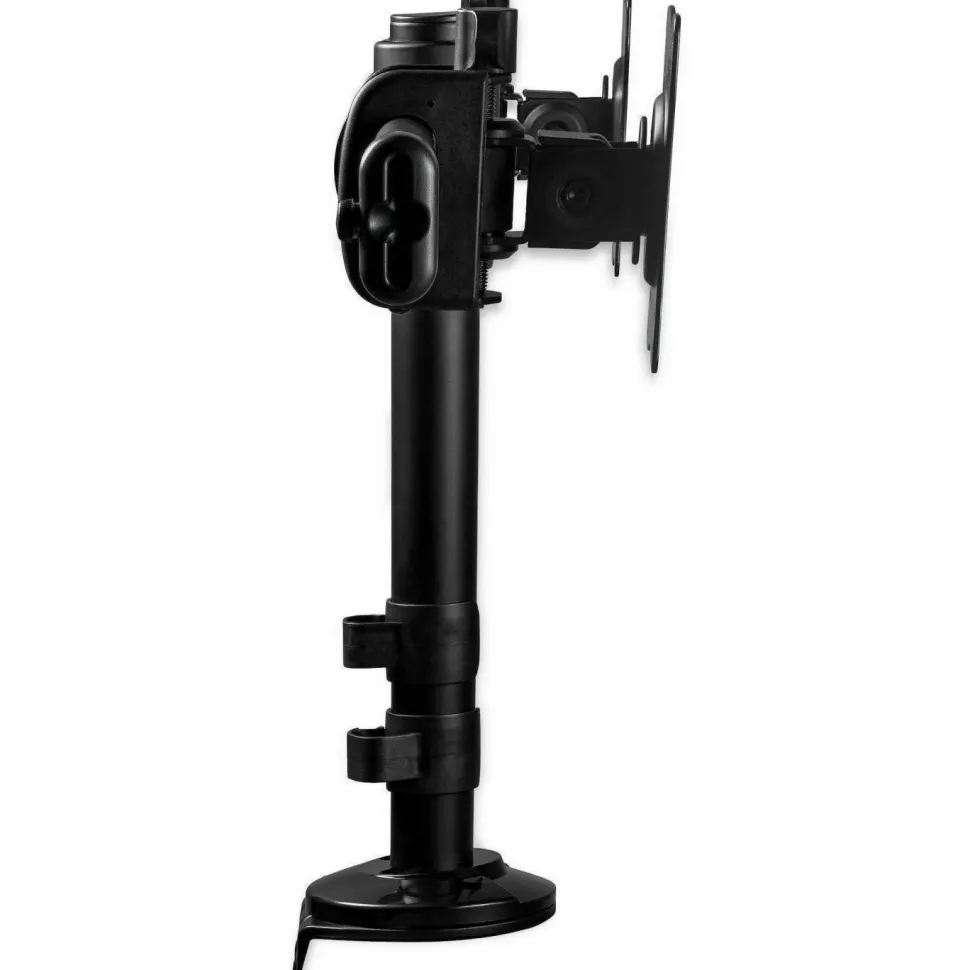 StarTech Desk-Mount Dual-Monitor Arm, For up to 27"(17.6lb/8kg) Monitors, Low Profile Design, Clamp/Grommet Mount, Dual Monitor Mount