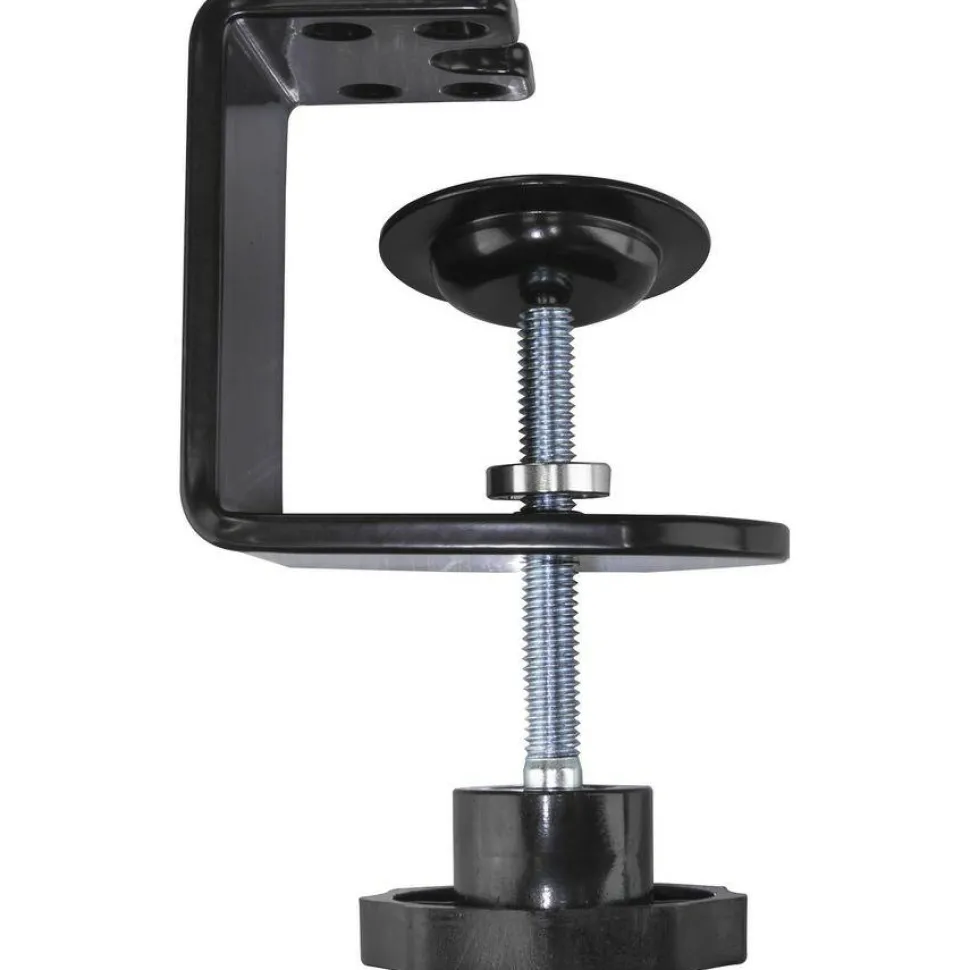 StarTech Desk-Mount Tablet Arm, Articulating, For 9" to 11" Tablets, iPad or Android Tablet Holder, Lockable, Steel, White, TAA