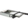 StarTech 2 Drive 2.5in Trayless Hot Swap SATA Mobile Rack Backplane - Storage bay adapter - black