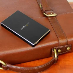StarTech 2.5" External Hard Drive Enclosure - Supports UASP - Aluminum - USB 3.1 Enclosure - SSD/HDD Enclosure, TAA