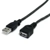 StarTech 10 ft Black USB 2.0 Extension Cable A to A - M/F