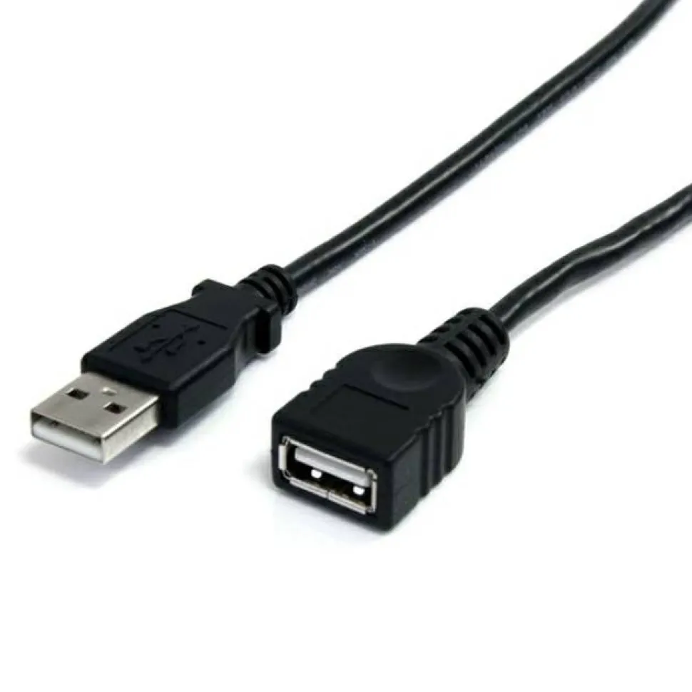 StarTech 10 ft Black USB 2.0 Extension Cable A to A - M/F