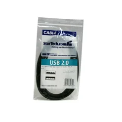 StarTech 10 ft Black USB 2.0 Extension Cable A to A - M/F