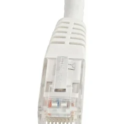StarTech 8ft CAT6 Ethernet Cable - White Molded Gigabit - 100W PoE UTP 250Mhz - Category 6 Patch Cord UL Certified Wiring/TIA