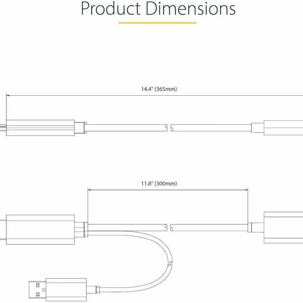 StarTech 1ft (30cm) HDMI to DisplayPort Adapter, 4K 60Hz HDR HDMI Source to DP Monitor, USB Bus Powered, HDMI 2.0 to DisplayPort 1.2