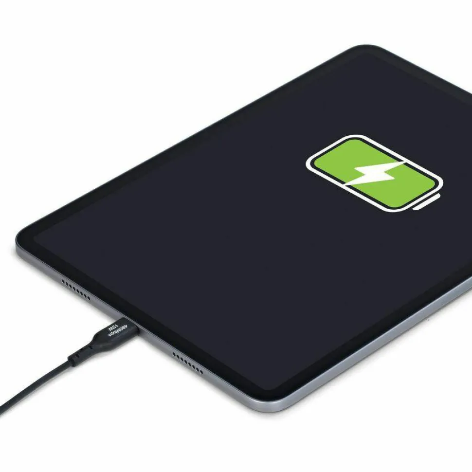 StarTech 1ft (30cm) USB-A to USB-C Charging Cable, Charge & Sync, 3A, USB 2.0, TPE Jacket - Black USB Charging Cord