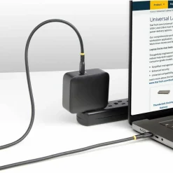 StarTech 3ft (91cm) USB-C Charging Cable, Charge & Sync, 240W (5A) PD EPR, USB 2.0 Laptop Charger Cable, USB-IF Certified , TPE Jacket