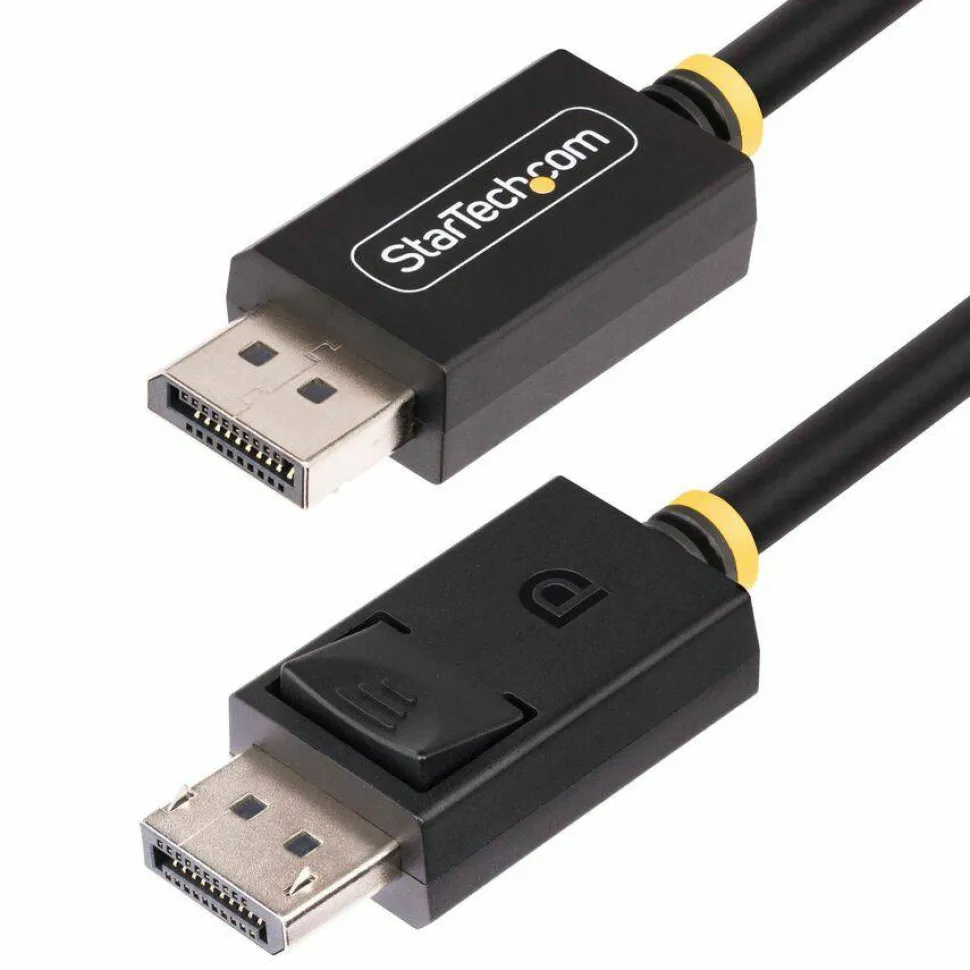 StarTech 3ft DisplayPort 2.1 Cable, VESA Certified DP80 DisplayPort Cable w/UHBR20/HDR/DSC 1.2a/HDCP 2.2, 16K/8K 60Hz, DP 2.1 Cord